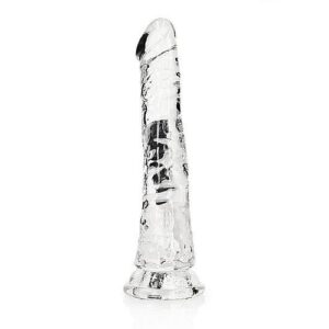 Realrock Slim Dildo 6in Transparent