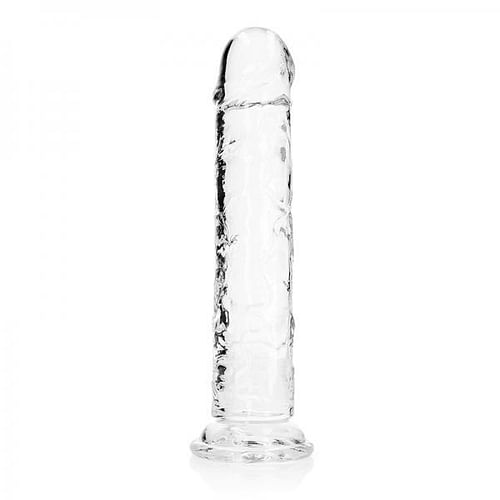 Realrock Realistic Straight Dildo 11in Transparent - Image 2