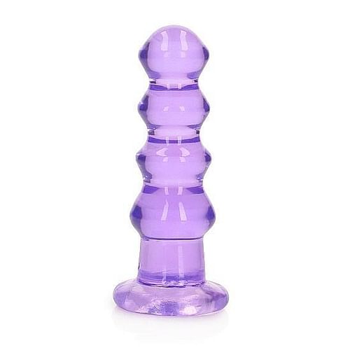 Realrock Curvy Dildo Or Butt Plug Purple