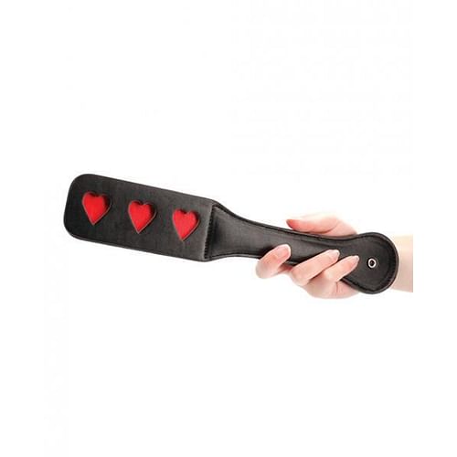 Ouch Hearts Impression Paddle Black - Image 3
