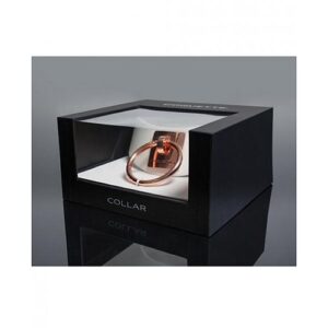 Pleasure Collection Adjustable Collar - White/rose Gold