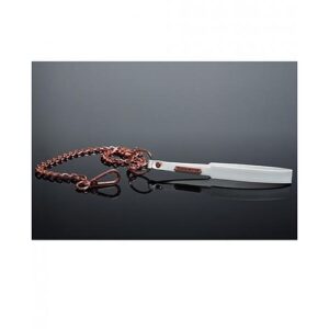 Pleasure Collection Leash - White/rose Gold