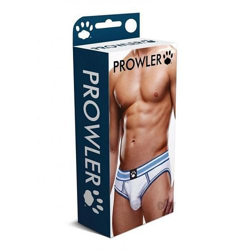 Prowler White/blue Open Brief Sm