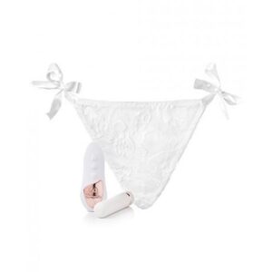 Sensuelle Pleasure Panty White Remote Control