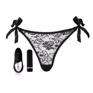 Sensuelle Pleasure Panty Bullet Remote Control Black O/S