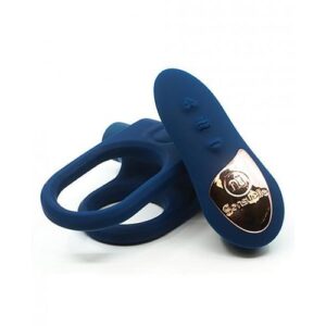 Sensuelle Remote Control XLR8 Turbo Boost Bullet Ring Blue