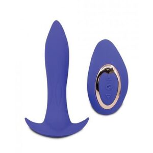 Power Plug Remote Control Butt Plug Ultra Violet