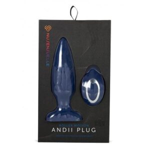 Sensuelle Andii Plug W/roller  Navy Blue