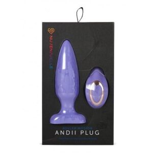 Sensuelle Andii Plug W/roller  Ult Viol