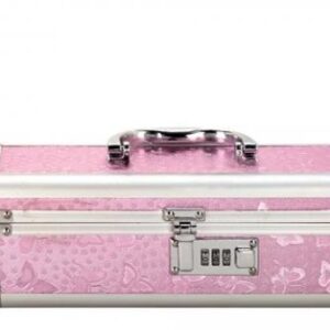 Lockable Vibrator Case Small Pink