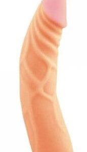X5 7.5 inches Dildo with Flexible Spine Beige