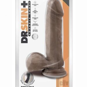 Dr Skin Plus Thick Pose Dildo 9 Choco