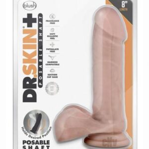 Dr Skin Plus Pose Dildo 8 Vanilla