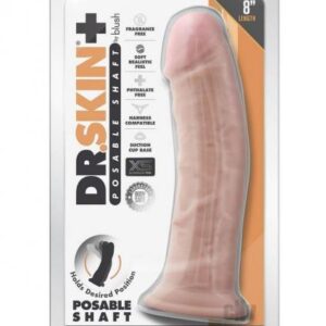 Dr Skin Plus Thick Pose Dildo 8 Vanilla