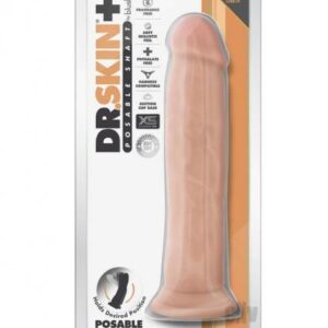 Dr Skin Plus Thick Pose Dildo 9 Vanilla