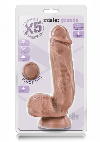 X5 Mister Grande Latin Brown Dildo - Image 2