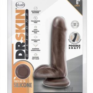 Dr Skin Dr Daniel 6 Dildo Chocolate