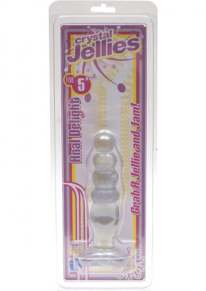 Crystal Jellies Anal Delight 5 inches Clear - Image 3