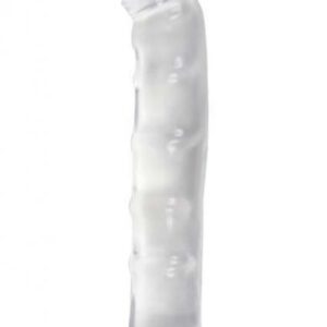 Jelly Jewels Dong With Suction Cup 8 Inch Clear