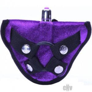 Tantus Vibrating Harness Purple