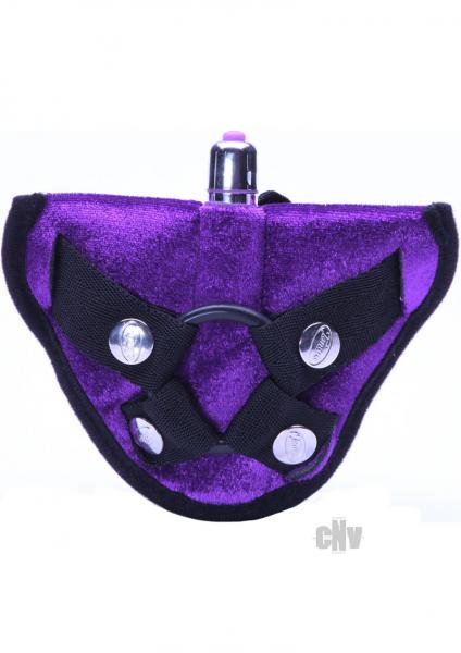 Tantus Vibrating Harness Purple