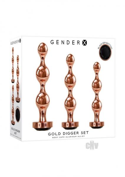 Gender X Gold Digger Set - Rose Gold/black - Image 2