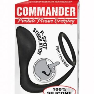 Commander Prostate Pleaser Cring Blk