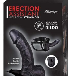 Erect Assist Hollow Strap On 8 Black