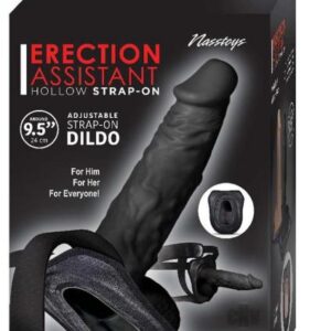 Erect Assist Hollow Strap On 9.5 Black