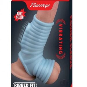 Vibrating Power Sleeve Ribbed Fit Blu