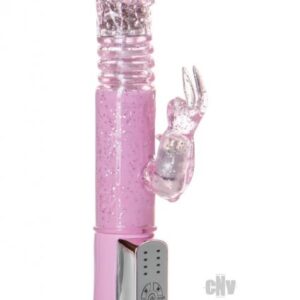 Petite Thrusting Jack Rabbit Vibrator Pink