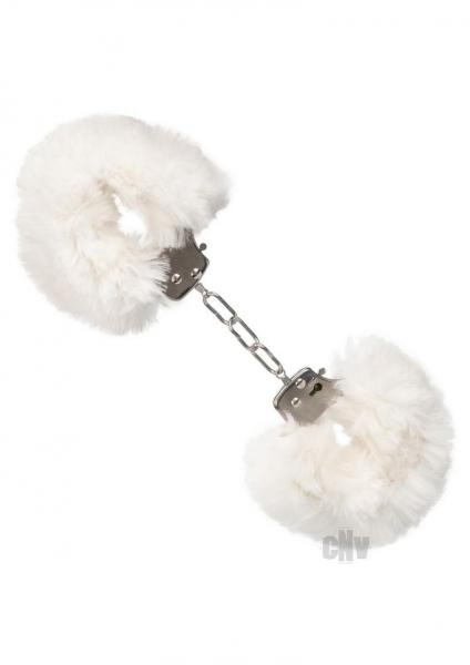 Ultra Fluffy Furry Cuffs White - Image 2