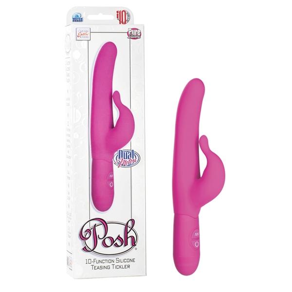 Posh Teasing Tickler 10 Function Pink Vibrator - Image 3