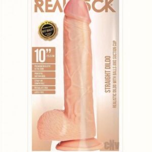 Realrock Straight W/balls 10 Vanilla