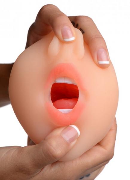 Sarah's Sexy Mouth Blow Job Stroker Beige - Image 3