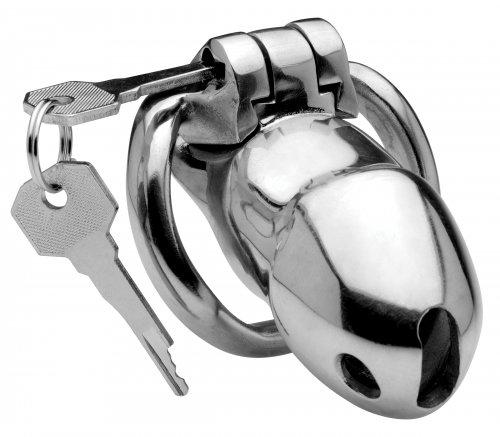 Rikers 24-7 Stainless Steel Locking Chastity Cage - Image 3
