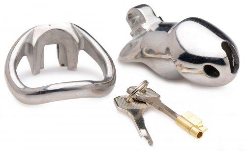 Rikers 24-7 Stainless Steel Locking Chastity Cage - Image 5