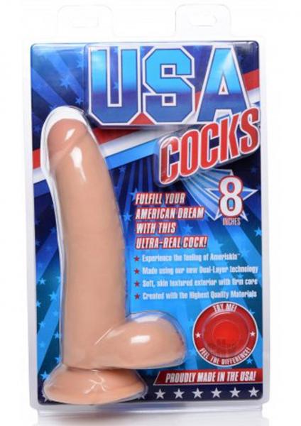 8 Inches Ultra Real Dual Layer Suction Cup Dildo - Image 2