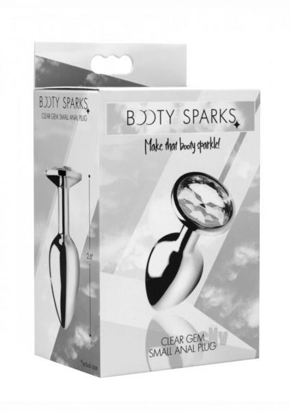 Booty Sparks Clear Gem Anal Plug Small - Image 4