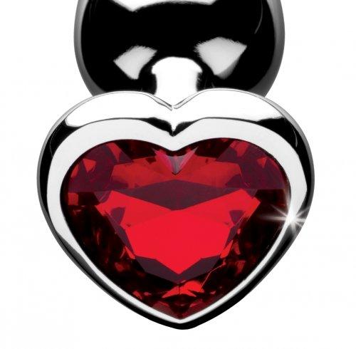 Booty Sparks Red Heart Gem Small Anal Plug - Image 5