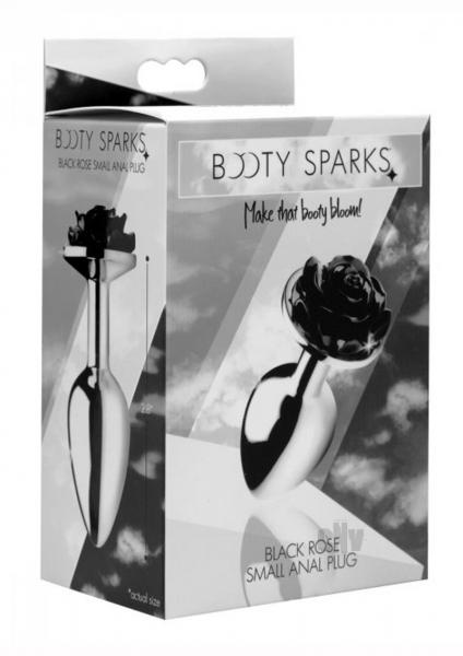 Booty Sparks Black Rose Anal Plug Small - Image 4