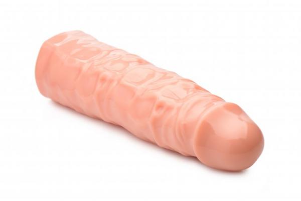 Size Matters 3 Inches Penis Enhancer Sleeve Beige - Image 2