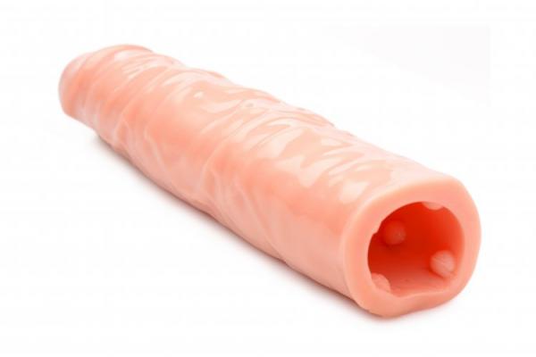 Size Matters 3 Inches Penis Enhancer Sleeve Beige - Image 3