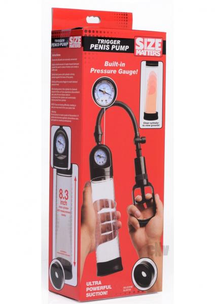 Trigger Penis Pump With Built In Pressure Gauge - Image 4