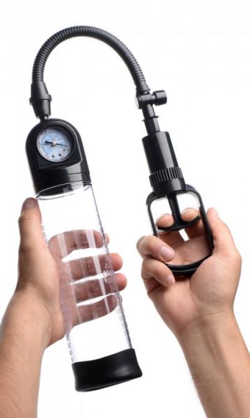 Trigger Penis Pump With Built In Pressure Gauge - Image 3