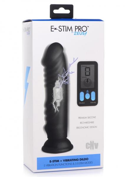 E-stim Pro 5x Vibrating Dildo With Remote Control - Image 2