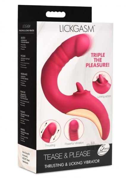 Tease And Please Thrusting And Licking Vibrator - Image 2