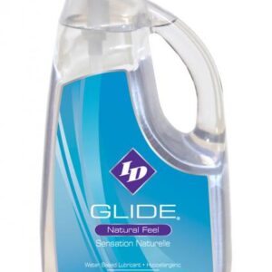 ID Glide Natural Feel Water Based Lubricant Pump 64 Ounces