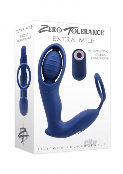 Zero Tolerance Extra Mile Rechargeable Remote-controlled Silicone Vibrating Prostate Massager With C - Image 2