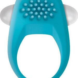 The Teal Tickler Vibrating Cock Ring